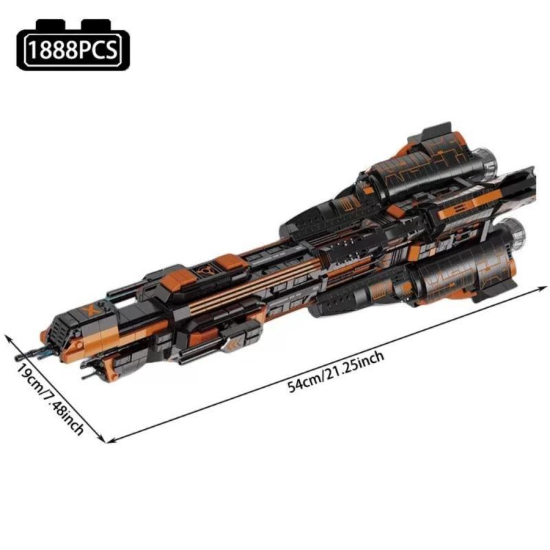 Ideas Series Space WarShip Building Block Creative Expert Outer Space Frigate Model Bricks Toys For Children Birthday Gift MOC
Ideas Series Space WarShip Building Block Creative Expert Outer Space Frigate Model Bricks Toys For Children Birthday Gift MOC