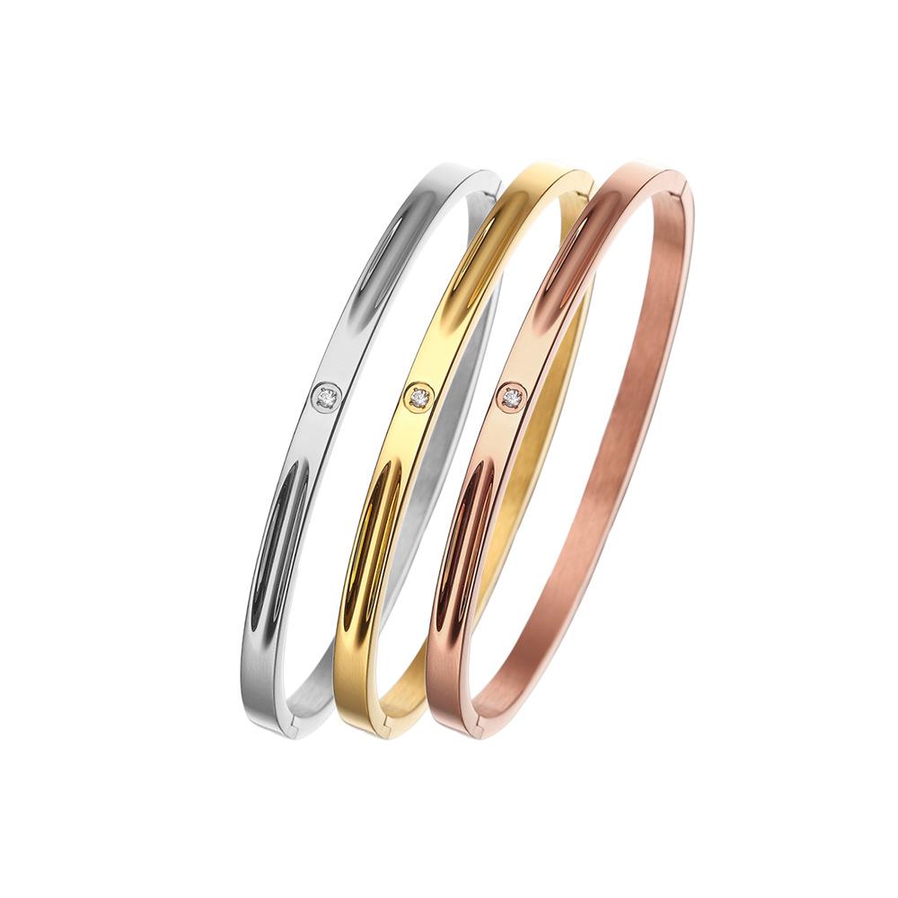 Hot Sale INS Style Simple Zircon Bracelet High-end Single Diamond Clasp Bracelet for Women
Hot Sale INS Style Simple Zircon Bracelet High-end Single Diamond Clasp Bracelet for Women