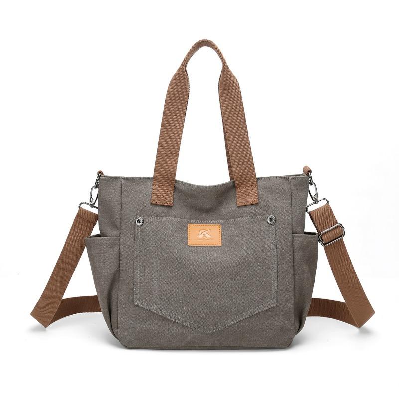 Retro Thickened Multi-pocket Canvas Bag Casual and Simple Hand-held Crossbody Tote Bag небо синє кольору
Retro Thickened Multi-pocket Canvas Bag Casual and Simple Hand-held Crossbody Tote Bag небо синє кольору