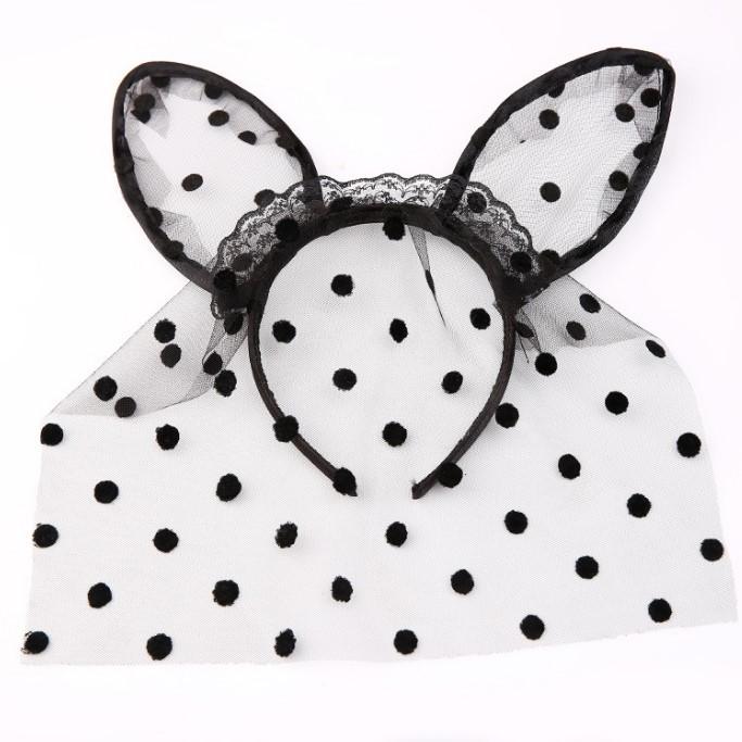 Sexy Lingerie Accessories Personality Big Dot Veil Lace Cat Ears Headband Cat Rabbit Ears Ladies Headband One size fits all чёрный
Sexy Lingerie Accessories Personality Big Dot Veil Lace Cat Ears Headband Cat Rabbit Ears Ladies Headband One size fits all чёрный