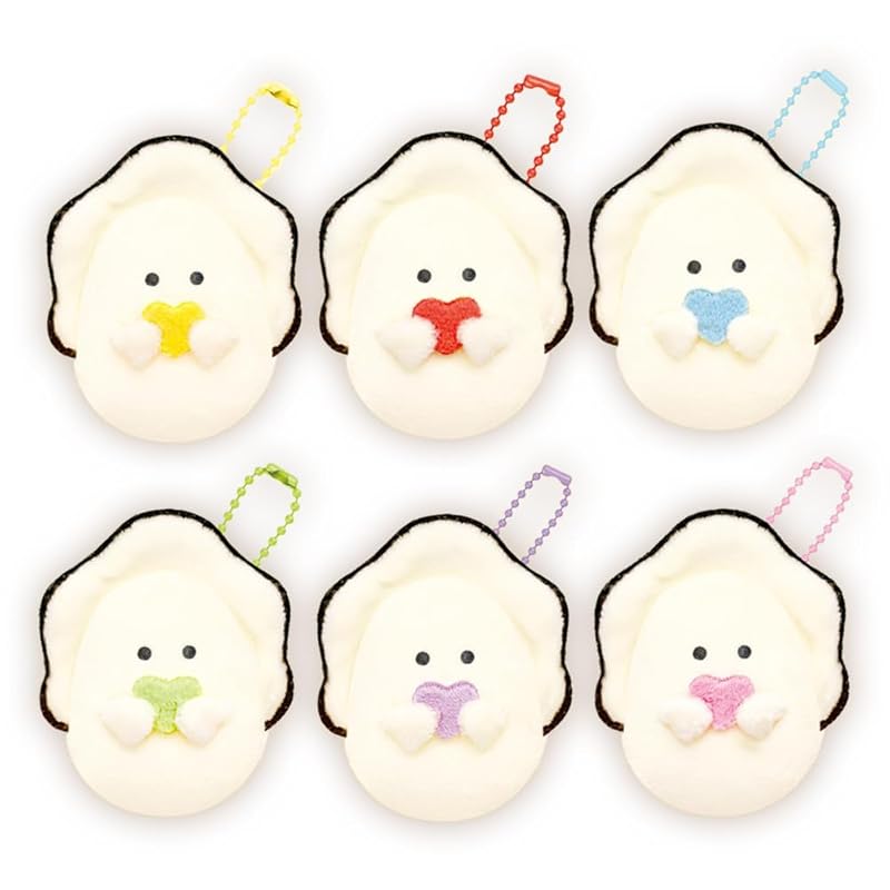 6 types set Round eyes Mugyunui petit mascot stuffed toy key ring BC Oshihart 7cm
6 types set Round eyes Mugyunui petit mascot stuffed toy key ring BC Oshihart 7cm