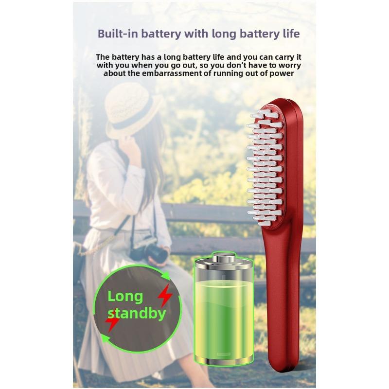 Электрическая массажная расческа против выпадения волос, уход за кожей головы, красная и синяя светотерапия, импортная система контроля жирности, двойной свет, питательная расческа, инструмент для роста волос
Электрическая массажная расческа против выпадения волос, уход за кожей головы, красная и синяя светотерапия, импортная система контроля жирности, двойной свет, питательная расческа, инструмент для роста волос