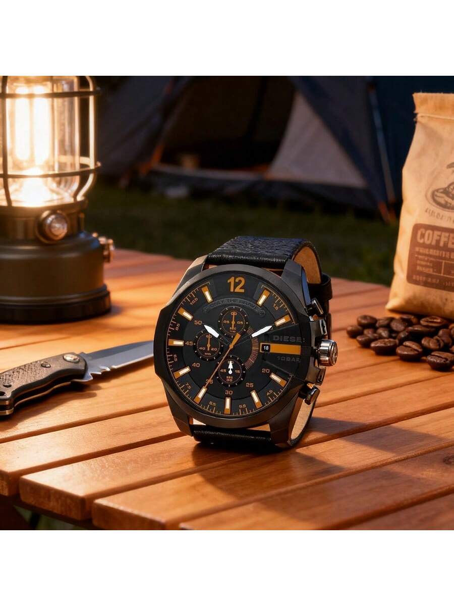 Meg Chief Классические Повседневные Мужские Кварцевые Часы DZ4291 51мм Черный Круглый Циферблат и Кожаный Ремешок чёрный
Meg Chief Классические Повседневные Мужские Кварцевые Часы DZ4291 51мм Черный Круглый Циферблат и Кожаный Ремешок чёрный