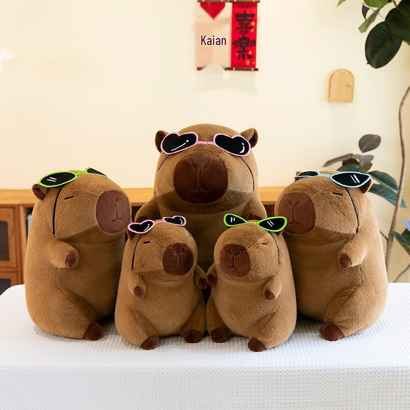 Capybara Plush Toy: Cute Glasses-Wearing Doll Pillow, Fun Birthday Gift for Girls 30 cm (0.31 kg)
Capybara Plush Toy: Cute Glasses-Wearing Doll Pillow, Fun Birthday Gift for Girls 30 cm (0.31 kg)