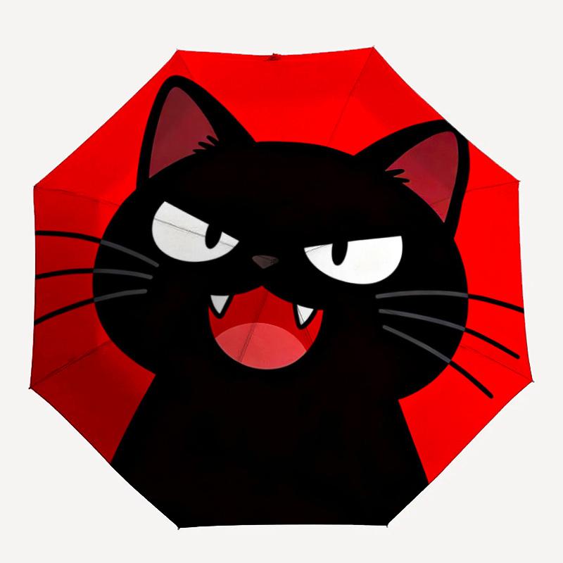 1pc Black CatAutomatic Open/close Umbrella, 8-Rib sturdy structure, Portable Travel Umbrella, Parties, Everyday Usec40
1pc Black CatAutomatic Open/close Umbrella, 8-Rib sturdy structure, Portable Travel Umbrella, Parties, Everyday Usec40