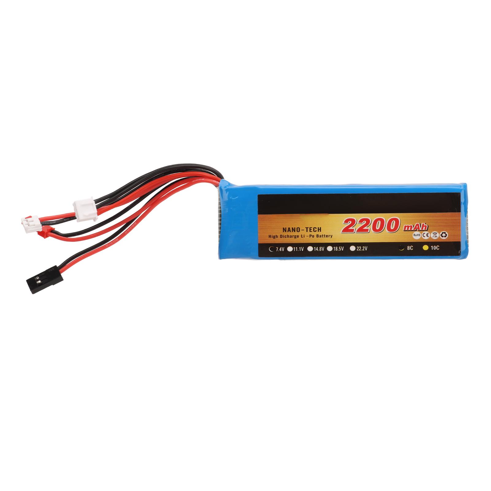 2S 7.4V 2200mAh 8C Lipo Battery Li Polymer Batterry for T6J T8FG 12FG Transmitter Remote Controller
2S 7.4V 2200mAh 8C Lipo Battery Li Polymer Batterry for T6J T8FG 12FG Transmitter Remote Controller