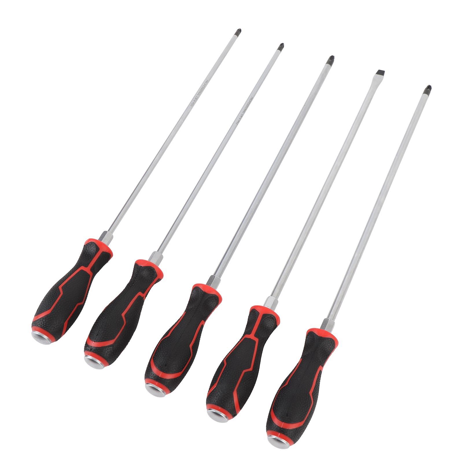 Набор из 5 удлиненных отверток 450 мм PH2 PH3 PZ2 PZ3 8 мм CR V Магнитная головка Эргономичные для автомобиля
Набор из 5 удлиненных отверток 450 мм PH2 PH3 PZ2 PZ3 8 мм CR V Магнитная головка Эргономичные для автомобиля