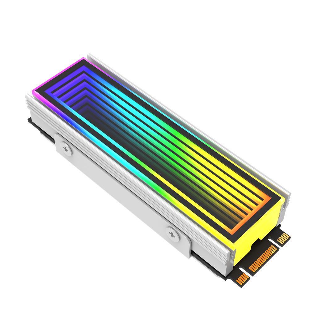 Радіатор M.2 SSD Snow Mirror з ARGB-стрічкою та RGB-синхронізацією білий
Радіатор M.2 SSD Snow Mirror з ARGB-стрічкою та RGB-синхронізацією білий