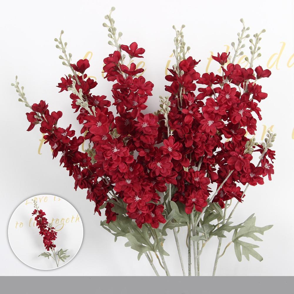 1/2Pcs Delphinium Artificial Flower Long Larkspur Stem Silk Flower Bouquet for Home Room Decor Garden Outdoor Wedding Decoration 1Pcs красный
1/2Pcs Delphinium Artificial Flower Long Larkspur Stem Silk Flower Bouquet for Home Room Decor Garden Outdoor Wedding Decoration 1Pcs красный