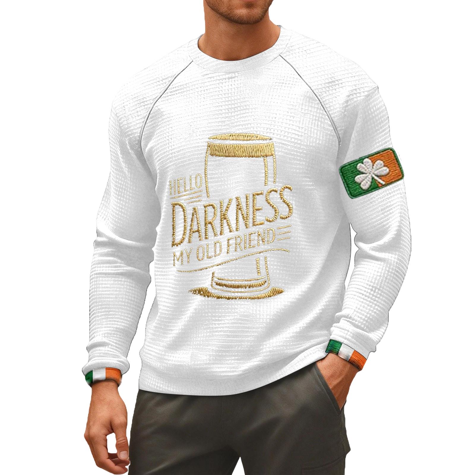 Чоловіча футболка Darkness My Old Friend Ірландська пивна футболка Ірландія Футболка XL білий
Чоловіча футболка Darkness My Old Friend Ірландська пивна футболка Ірландія Футболка XL білий