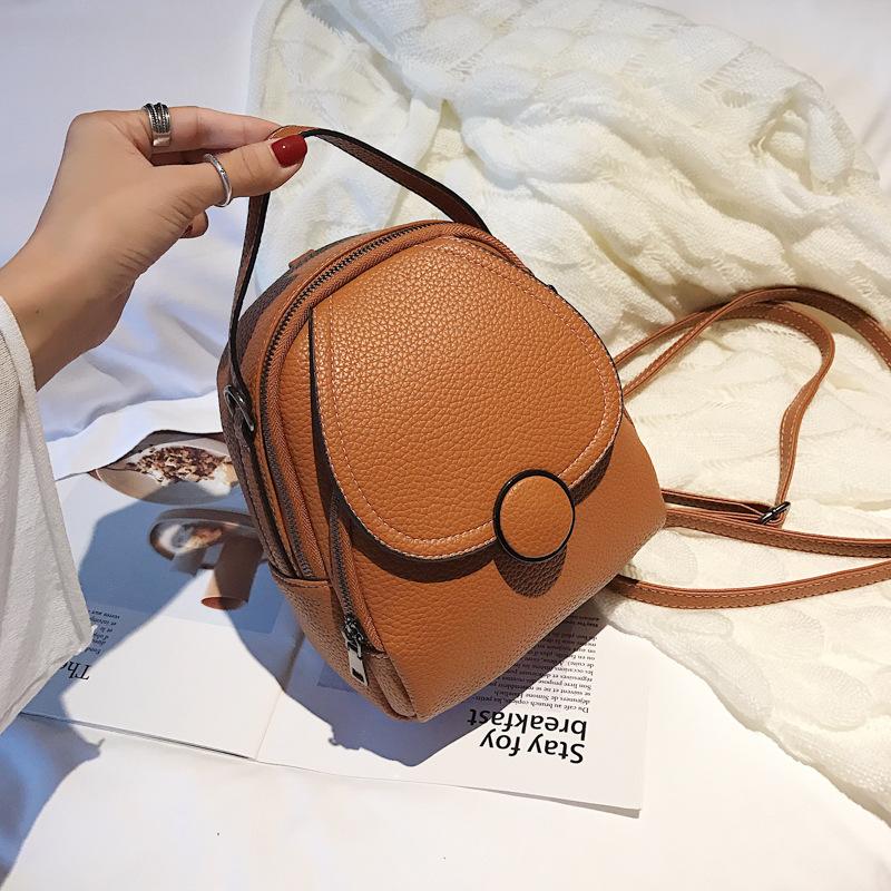 New Trendy Soft Leather Backpack for Women, Multifunctional Backpack, One Bag, Multi-purpose Handbag, Solid Color Small Backpack for Women коричневий
New Trendy Soft Leather Backpack for Women, Multifunctional Backpack, One Bag, Multi-purpose Handbag, Solid Color Small Backpack for Women коричневий