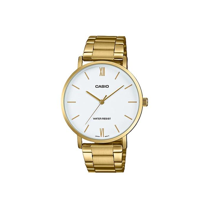 Casio Standard Series Minimalist Fashion Trendy Business Casual Classic Pointer Roman Scale Waterproof Quartz Movement Watch Men watches MTP-VT01G-7B White Dial
Casio Standard Series Minimalist Fashion Trendy Business Casual Classic Pointer Roman Scale Waterproof Quartz Movement Watch Men watches MTP-VT01G-7B White Dial