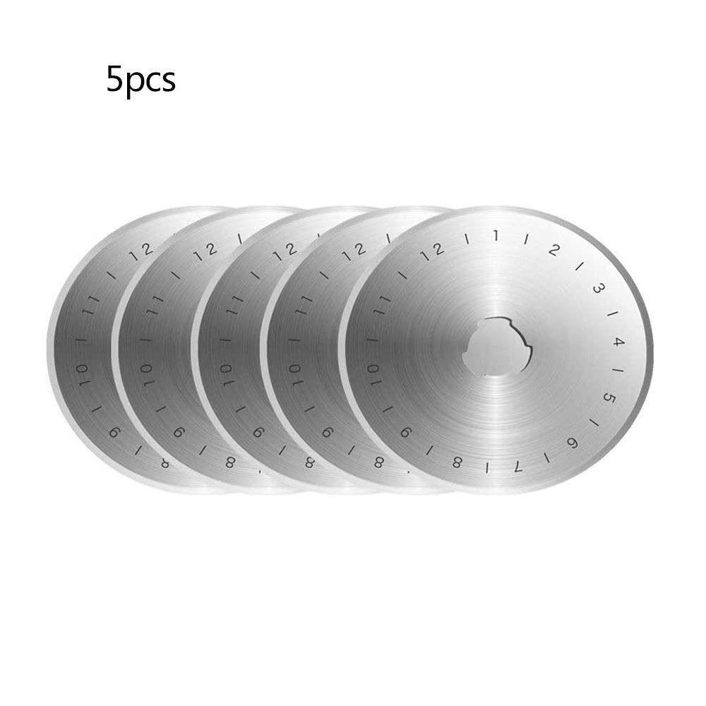 SKS-5 60MM Rotary Cutter Blades 5PCS Premium Spare Replacement Cutting Blades with Sharpness for Fabric Leather Patchwork
SKS-5 60MM Rotary Cutter Blades 5PCS Premium Spare Replacement Cutting Blades with Sharpness for Fabric Leather Patchwork