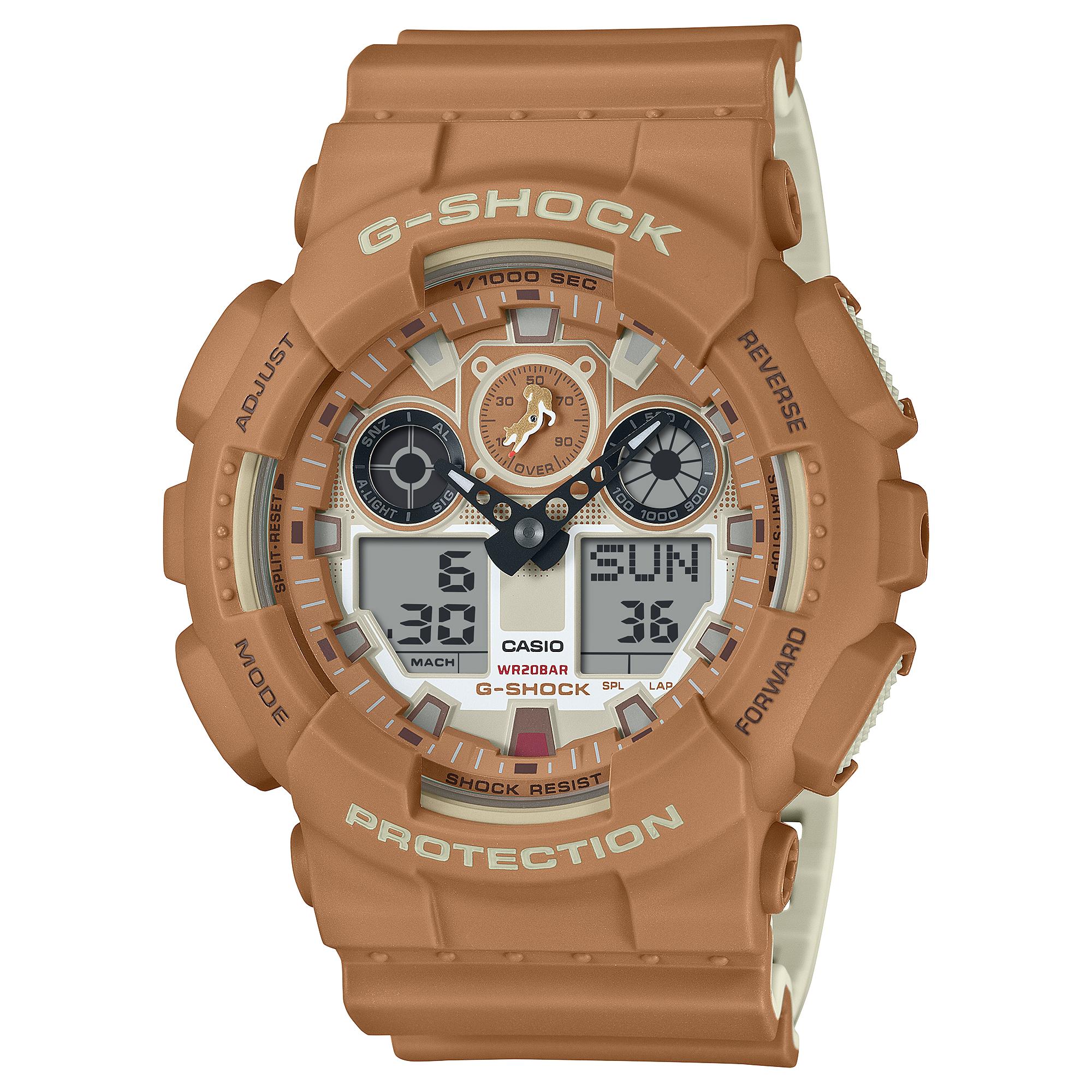 Casio G-SHOCK Men s Resin 200M Water Resistant Digital Shock Resistant Quartz Watch GA-100SHB-5A коричневый
Casio G-SHOCK Men s Resin 200M Water Resistant Digital Shock Resistant Quartz Watch GA-100SHB-5A коричневый