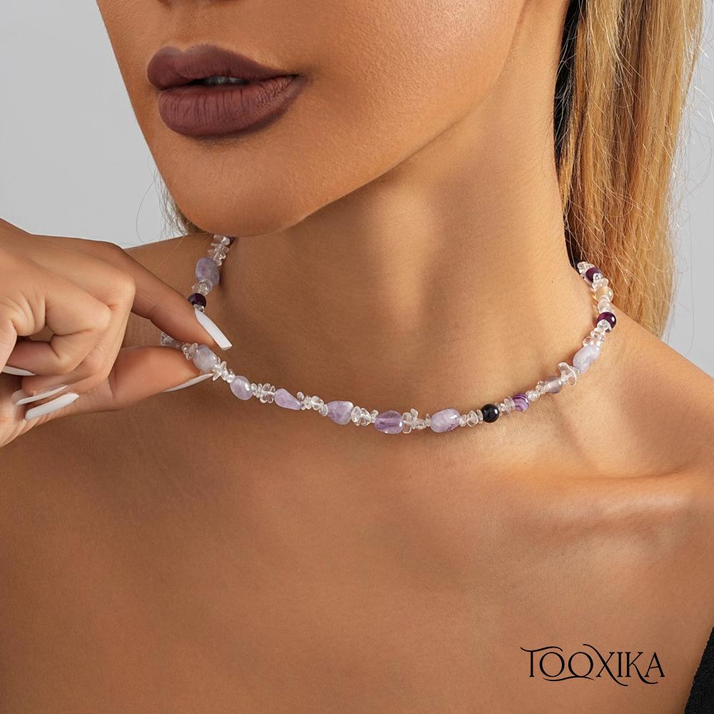 Tooxika Creative Irregular Natural Stone Necklace Simple Women s Necklace Clavicle Necklace
Tooxika Creative Irregular Natural Stone Necklace Simple Women s Necklace Clavicle Necklace