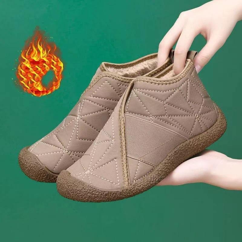 Женские зимние ботинки с мягкой подошвой, утолщенные и плюшевые, удобные, противоскользящие, хлопковые ботинки для снега 40 хаки
Женские зимние ботинки с мягкой подошвой, утолщенные и плюшевые, удобные, противоскользящие, хлопковые ботинки для снега 40 хаки