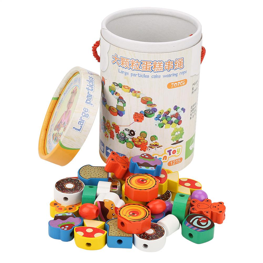 Colorful Wooden Beads Stringing Threading Educational Toy Children Kids Preschool Gift
Colorful Wooden Beads Stringing Threading Educational Toy Children Kids Preschool Gift