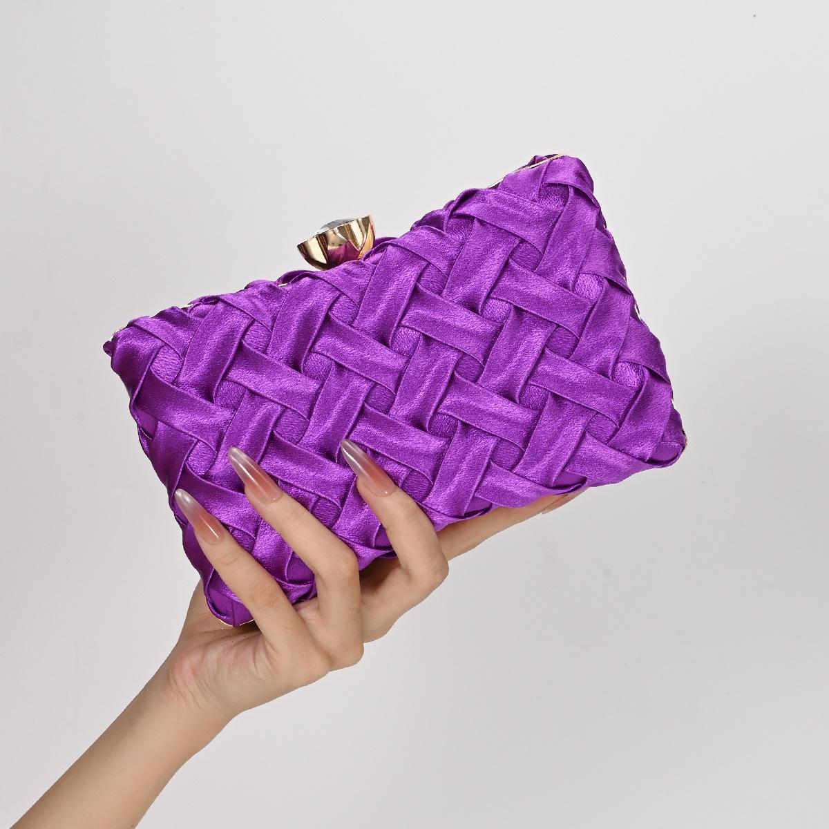 Braided Chain Shoulder Evening Bag Women Fashion Hundred Party Clutch Bridal Cheongsam Bag Knitting Pattern Clutches and Purse XS фиолетовый
Braided Chain Shoulder Evening Bag Women Fashion Hundred Party Clutch Bridal Cheongsam Bag Knitting Pattern Clutches and Purse XS фиолетовый