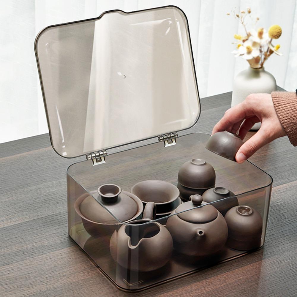 Dustproof Tea Set Storage Box With Lid Tea Cup Teapot Organizer Box Home Decor
Dustproof Tea Set Storage Box With Lid Tea Cup Teapot Organizer Box Home Decor