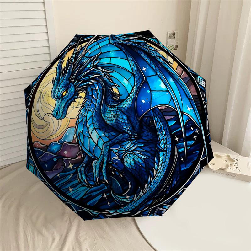 1PC Dragon Stained_Glass Umbrella-8-Rib Reinforced, Automatic Open, Lightweight & Durable, Cute Fashion Accessory for Outdoor-P114
1PC Dragon Stained_Glass Umbrella-8-Rib Reinforced, Automatic Open, Lightweight & Durable, Cute Fashion Accessory for Outdoor-P114