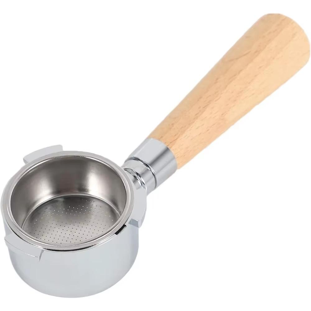 51 мм Кофейный бездонный портафильтр Запасная фильтровальная корзина для кофеварки эспрессо Delonghi EC680 EC685 Аксессуары Бариста
51 мм Кофейный бездонный портафильтр Запасная фильтровальная корзина для кофеварки эспрессо Delonghi EC680 EC685 Аксессуары Бариста