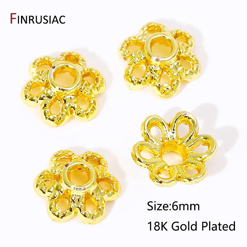 14k/18k Gold Plated Brass Flower/Star Bead End Caps For DIY Beading Jewelry Making Findings Needlework DIY Accessories Wholesale 20 pieces
14k/18k Gold Plated Brass Flower/Star Bead End Caps For DIY Beading Jewelry Making Findings Needlework DIY Accessories Wholesale 20 pieces