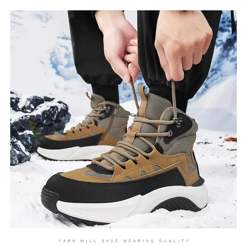 Winter Snow Boots 2025 Light Luxury Ultra-soft High-top Warm Cotton Shoes Thickened Anti-freeze Boots Thick-sole Men s 43 хакі
Winter Snow Boots 2025 Light Luxury Ultra-soft High-top Warm Cotton Shoes Thickened Anti-freeze Boots Thick-sole Men s 43 хакі