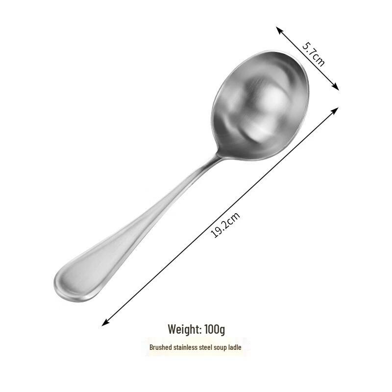 Elegant Stainless Steel Long Handle Soup Ladle
Elegant Stainless Steel Long Handle Soup Ladle