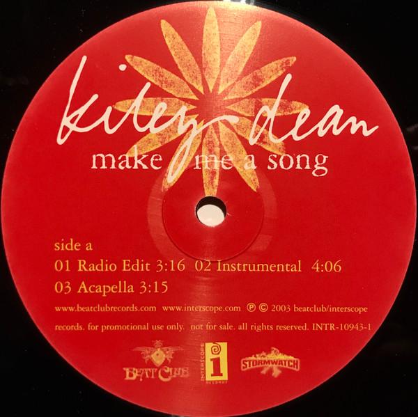 12inch Record KILEY DEAN - Make Me A Song INTR109431PROMO Interscope Reco 2003 US Soul/Funk Used
12inch Record KILEY DEAN - Make Me A Song INTR109431PROMO Interscope Reco 2003 US Soul/Funk Used