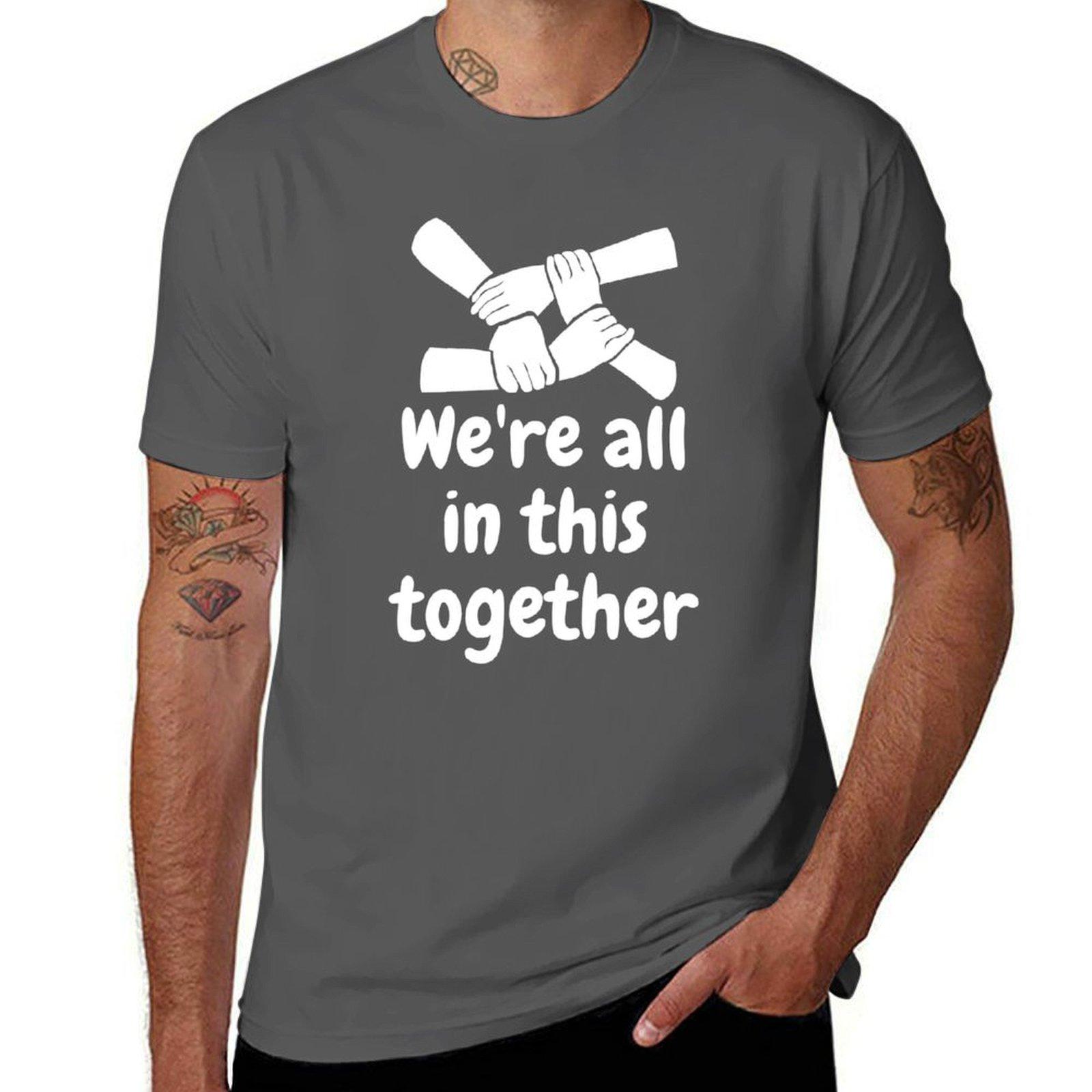 We re All In This Together T-shirts and Apparel - Black T-Shirt t shirts for man graphic tees man t shirts for men T-Shirt 4XL
We re All In This Together T-shirts and Apparel - Black T-Shirt t shirts for man graphic tees man t shirts for men T-Shirt 4XL