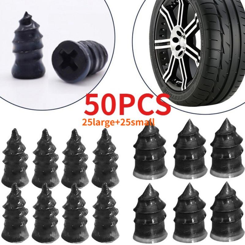 50 Special Rubber Nails for Vacuum Tires, Non-destructive Fast Tire Repair Nails for Car Tires, Electric Vehicles and Motorcycles 25 large+ 25 small
50 Special Rubber Nails for Vacuum Tires, Non-destructive Fast Tire Repair Nails for Car Tires, Electric Vehicles and Motorcycles 25 large+ 25 small