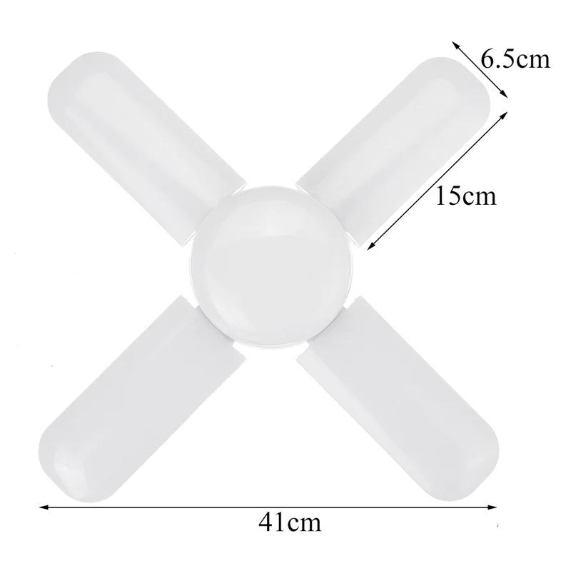 6500K AC110-265V 300W LED Garage Lights Foldable E27 Bulb 4 Adjustable Fan Blades Deformable Workshop Warehouse Ceiling Lighting синій
6500K AC110-265V 300W LED Garage Lights Foldable E27 Bulb 4 Adjustable Fan Blades Deformable Workshop Warehouse Ceiling Lighting синій
