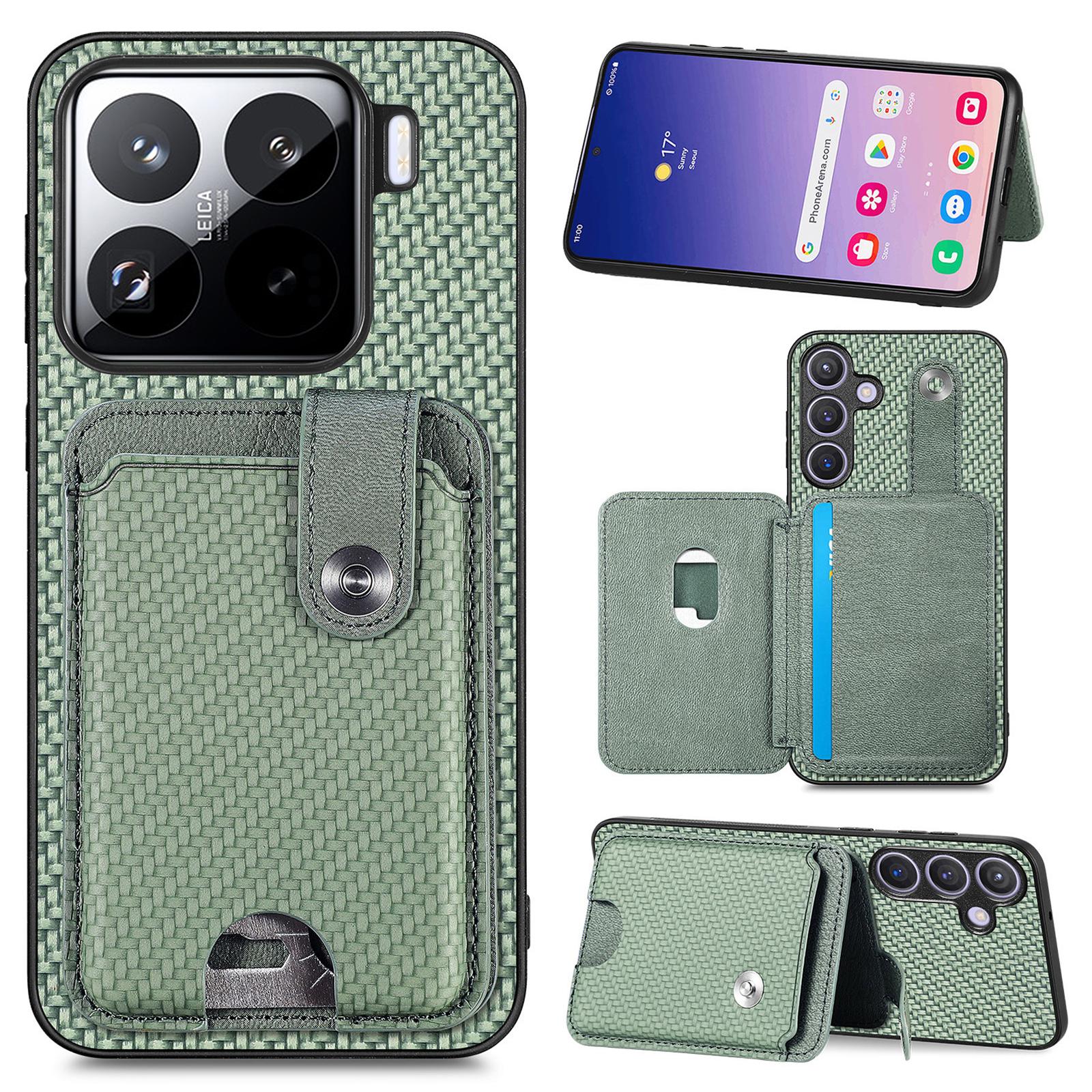 Для Xiaomi 15 Чохол Тримач для карток Шкіра+ПК+ТПУ Чохол для телефону з картковим ножем Green
Для Xiaomi 15 Чохол Тримач для карток Шкіра+ПК+ТПУ Чохол для телефону з картковим ножем Green
