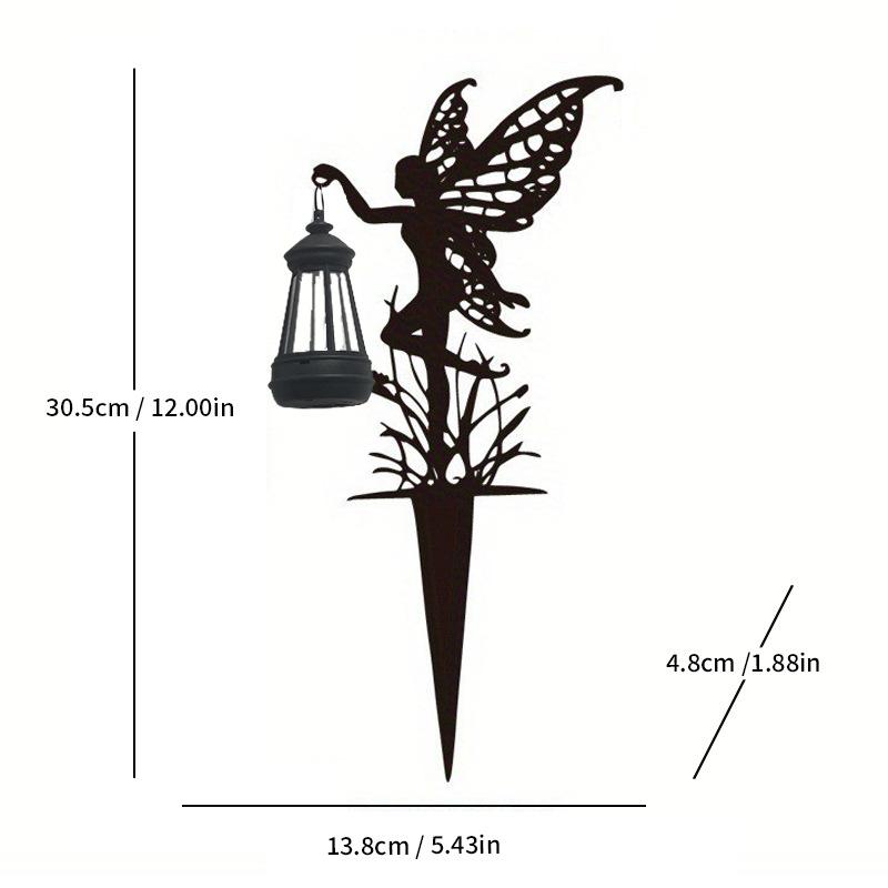 JYL TS/092,Iron Fairy Carrying Lantern Ground Stake Light for Garden Lawn Path Elf Solar Decor Lamp One Size
JYL TS/092,Iron Fairy Carrying Lantern Ground Stake Light for Garden Lawn Path Elf Solar Decor Lamp One Size