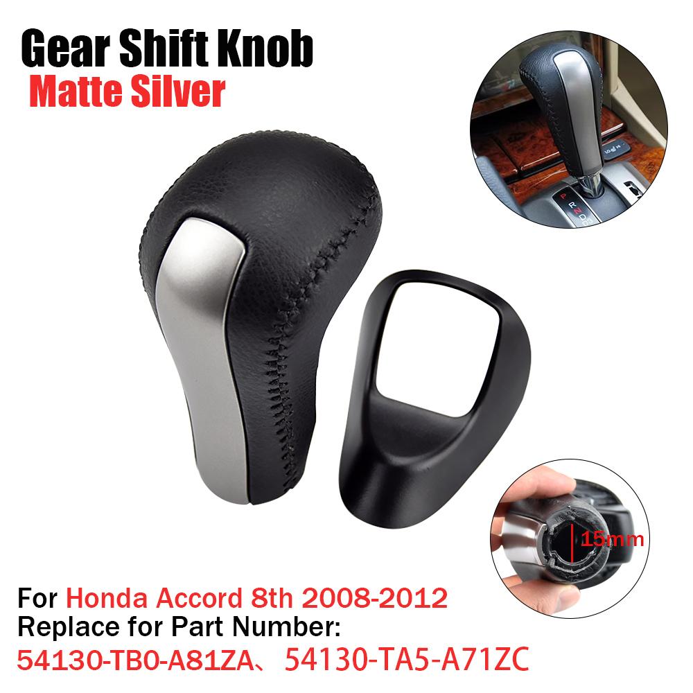 Car Automatic Transmission Gear Shift Head Shift Lever Gear Lever Head For Honda 8th generation Accord 2008 2009 2010 2011 2012 Matte Silver
Car Automatic Transmission Gear Shift Head Shift Lever Gear Lever Head For Honda 8th generation Accord 2008 2009 2010 2011 2012 Matte Silver