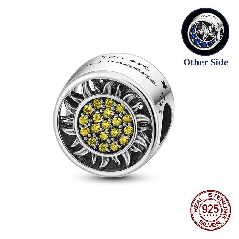 Classic Copper Metal Color Zircon Luminous Star Chart Sun Moon Charm Bead Components Bead Components Compatible With 3mm Authentic Original Bracelets
Classic Copper Metal Color Zircon Luminous Star Chart Sun Moon Charm Bead Components Bead Components Compatible With 3mm Authentic Original Bracelets