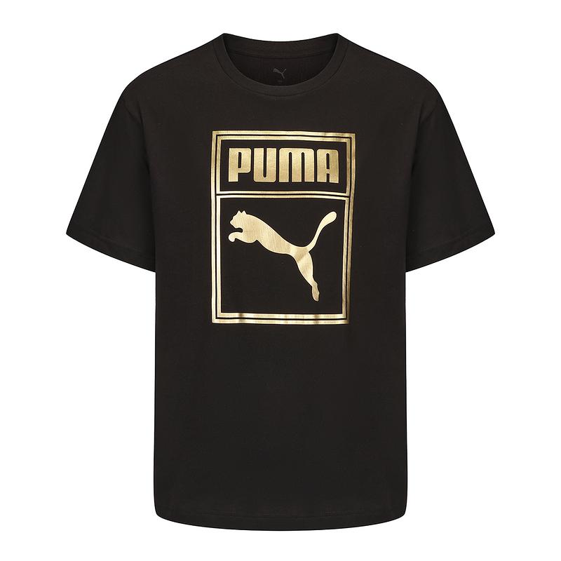 Puma Large Logo Gold Label Casual Sports Running Breathable Short Sleeve T-Shirt Unisex Tops Black 689271-01 2XL
Puma Large Logo Gold Label Casual Sports Running Breathable Short Sleeve T-Shirt Unisex Tops Black 689271-01 2XL
