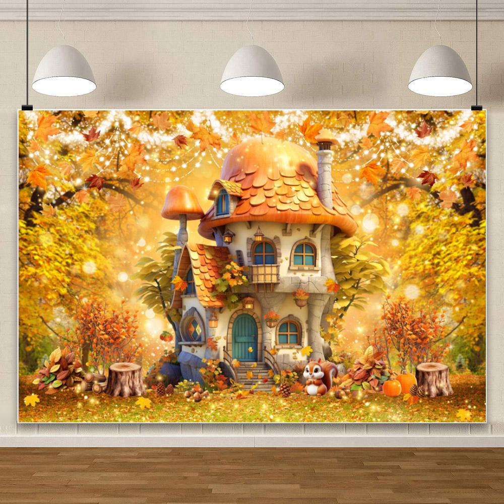 Autumn Magic Forest Backdrop Fall Farm Barn Pumpkin Thanksgiving Harvest Maple Truck Baby Portrait Photography Background Decor 120x90cm
Autumn Magic Forest Backdrop Fall Farm Barn Pumpkin Thanksgiving Harvest Maple Truck Baby Portrait Photography Background Decor 120x90cm
