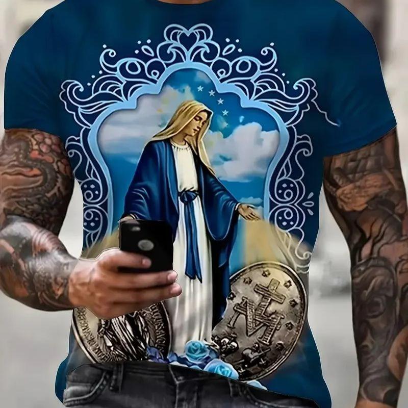 3D Printed Jesus and Angels Graphic T-Shirt Men Casual Crew Neck Summer Women s Short Sleeve Casual T-shirt Tops Tee S
3D Printed Jesus and Angels Graphic T-Shirt Men Casual Crew Neck Summer Women s Short Sleeve Casual T-shirt Tops Tee S