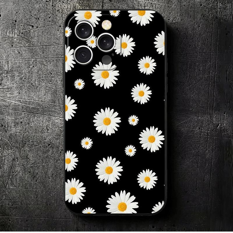 Daisy Flowers Aesthetics Soft Phone Case for iPhone 16 16E 17 Air 15 Pro Max 14 Plus 13 Mini 11 12 7 Black Cover Back Shell iPhone 17 Pro
Daisy Flowers Aesthetics Soft Phone Case for iPhone 16 16E 17 Air 15 Pro Max 14 Plus 13 Mini 11 12 7 Black Cover Back Shell iPhone 17 Pro