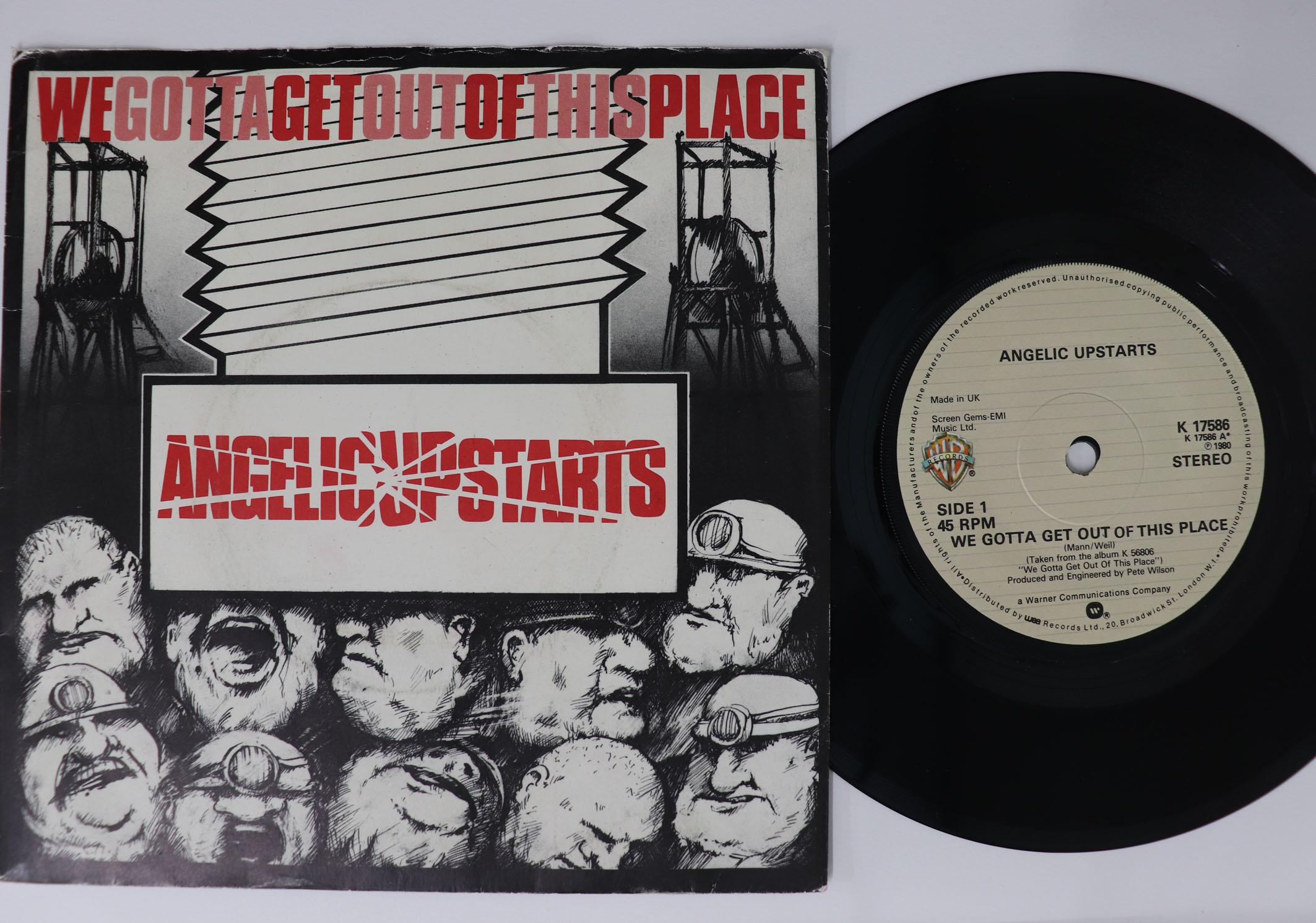 7inch Record ANGELIC UPSTARTS We Gotta Get Out Of This Place Un K17586 WARNER BROS 1980 UK Rock Used
7inch Record ANGELIC UPSTARTS We Gotta Get Out Of This Place Un K17586 WARNER BROS 1980 UK Rock Used