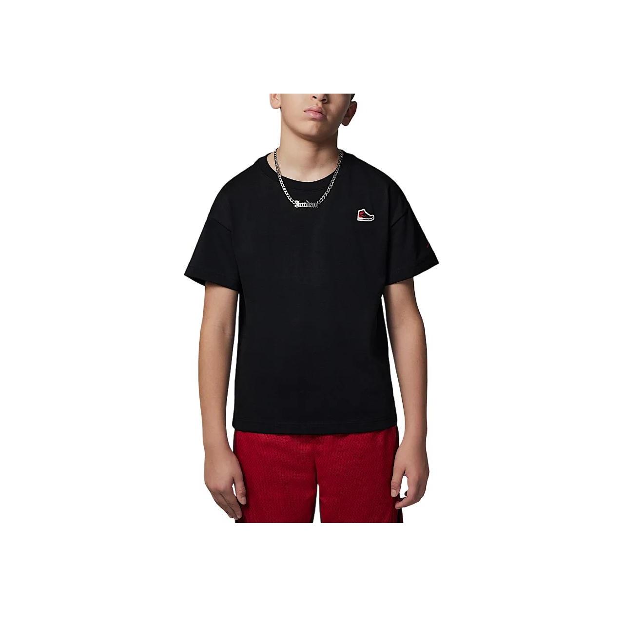 Jordan T-Shirt Round Neck Fashion Versatile Short Sleeve Kids tops Black HF2078-011 S
Jordan T-Shirt Round Neck Fashion Versatile Short Sleeve Kids tops Black HF2078-011 S