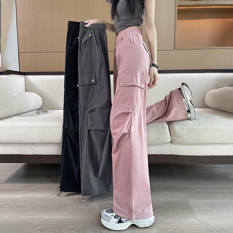2025 Women s High Waist Slimming Petite Cargo Pants - Summer Style, Thin Fabric, Narrow Leg, Casual American Straight Cut for Hiking 2XL (125-140 jin)
2025 Women s High Waist Slimming Petite Cargo Pants - Summer Style, Thin Fabric, Narrow Leg, Casual American Straight Cut for Hiking 2XL (125-140 jin)