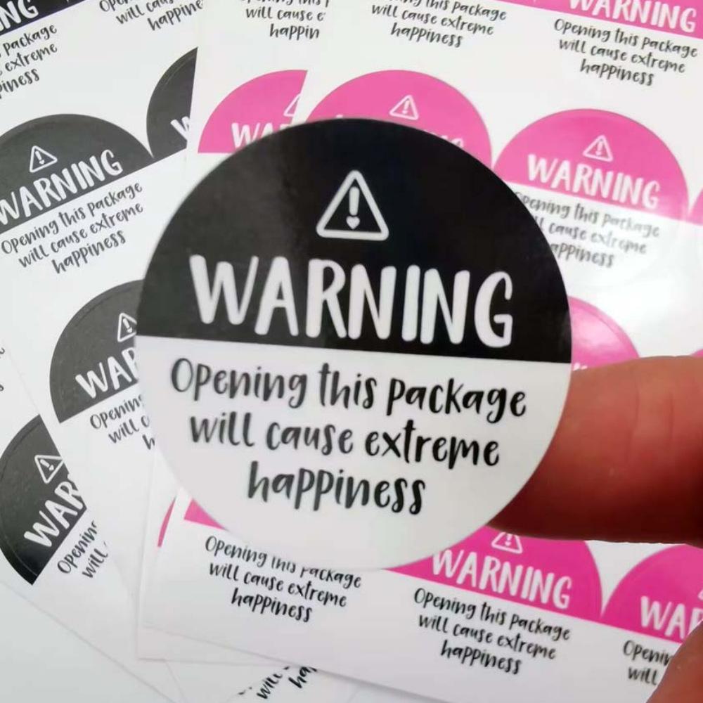 120pcs 1.5inch Pink Black White Adorable Warning Sticker Labels Extreme happiness Labels for Business Gift Wrapping Decoration
120pcs 1.5inch Pink Black White Adorable Warning Sticker Labels Extreme happiness Labels for Business Gift Wrapping Decoration