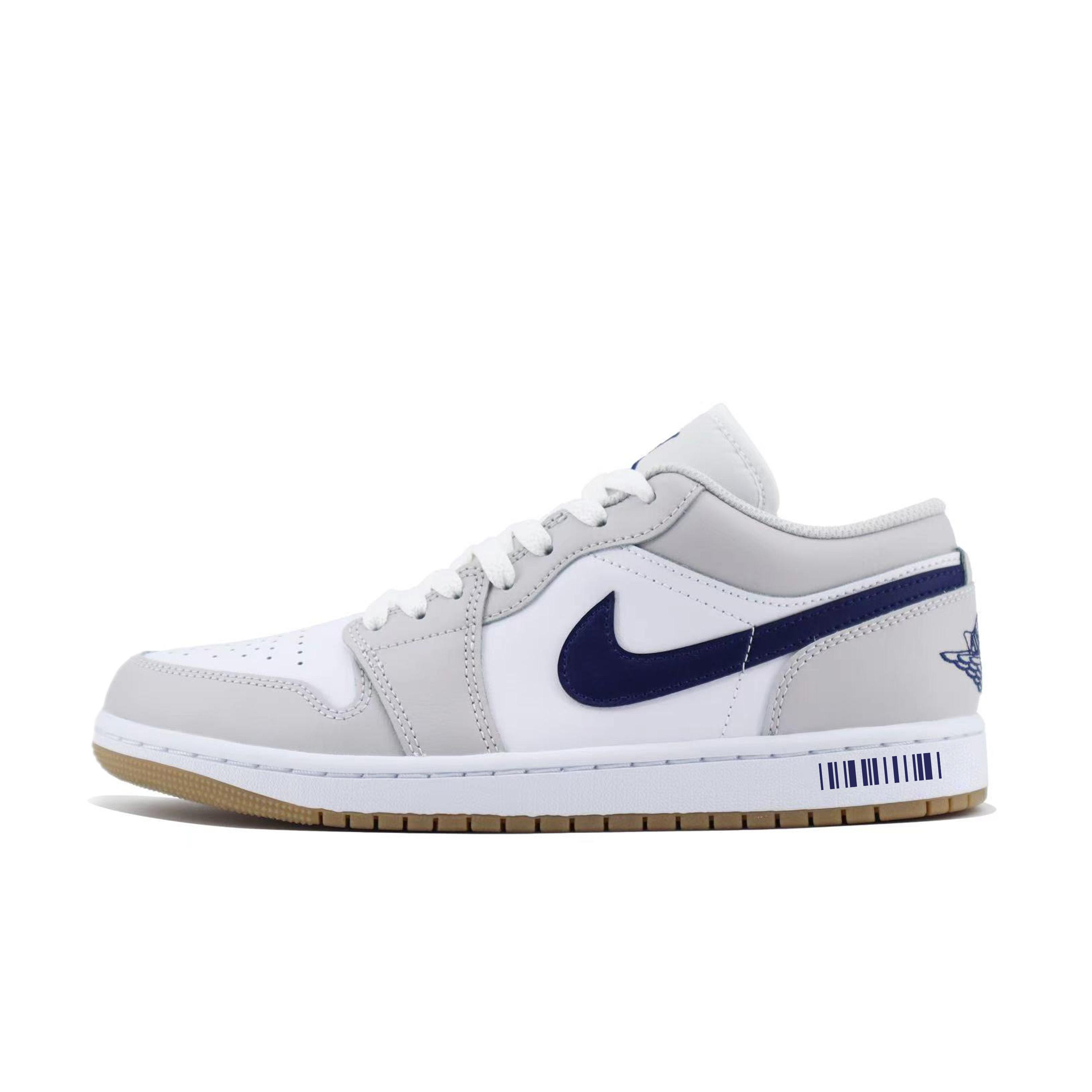 Jordan Air Jordan 1 Slip Resistant Cushioning Low top Vintage Basketball Shoes Unisex White Gray 553558-146(Team676- ) 36.5
Jordan Air Jordan 1 Slip Resistant Cushioning Low top Vintage Basketball Shoes Unisex White Gray 553558-146(Team676- ) 36.5