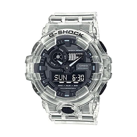 CASIO G-SHOCK GA-700SKE-7A Watch Analog-Digital Date Calendar Waterproof Black White Skeleton
CASIO G-SHOCK GA-700SKE-7A Watch Analog-Digital Date Calendar Waterproof Black White Skeleton