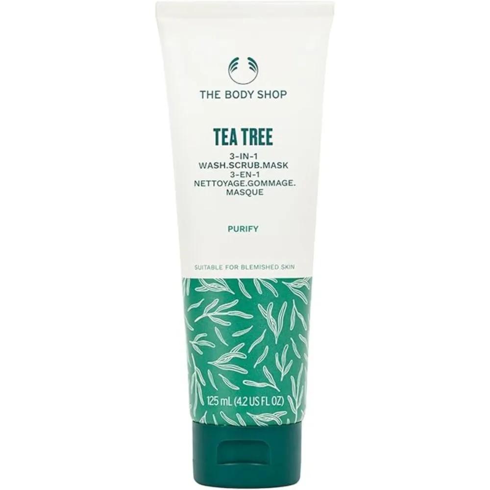 The Body Shop Wash Scrub Mask Tea Tree 125ml 2-Piece Set
The Body Shop Wash Scrub Mask Tea Tree 125ml 2-Piece Set