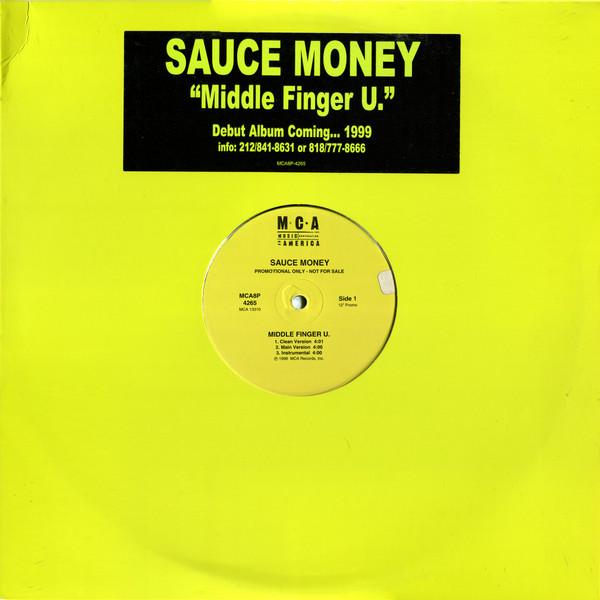 12inch Record SAUCE MONEY - Middle Finger U. / Pre-Game MCA8P4265 MCA Records 1998 US Rap & Hip-Hop/R&B Used
12inch Record SAUCE MONEY - Middle Finger U. / Pre-Game MCA8P4265 MCA Records 1998 US Rap & Hip-Hop/R&B Used