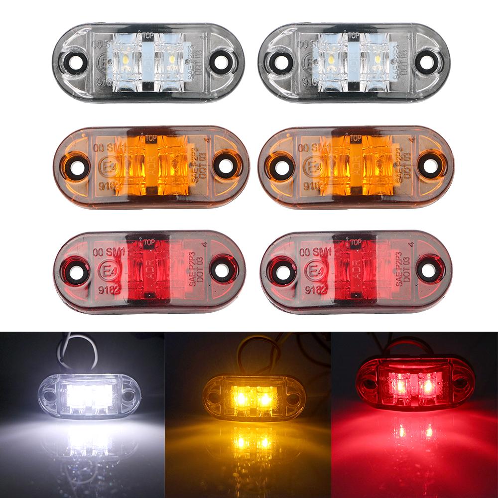 Trailer Truck Lorry Yellow LED Side Marker Lights Warning Tail Light Car Accessories 10PCS Red 12V 24V Auto Car External Lights
Trailer Truck Lorry Yellow LED Side Marker Lights Warning Tail Light Car Accessories 10PCS Red 12V 24V Auto Car External Lights