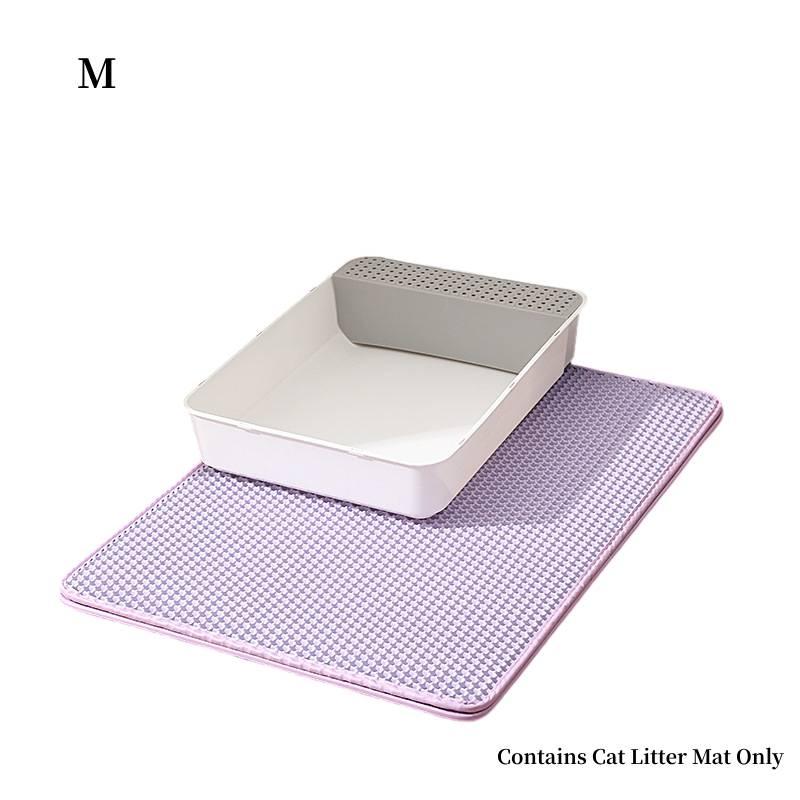 Imported Cross-border Cat Litter Mat Dual-layer Filtered Sand Mat For Controlling Litter And Preventing Splashes Pet Paw Mat M фіолетовий
Imported Cross-border Cat Litter Mat Dual-layer Filtered Sand Mat For Controlling Litter And Preventing Splashes Pet Paw Mat M фіолетовий